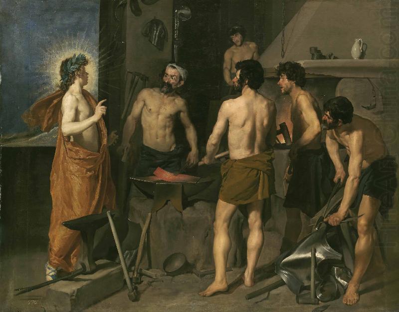 Apollo in the Forge of Vulcan, Diego Velazquez